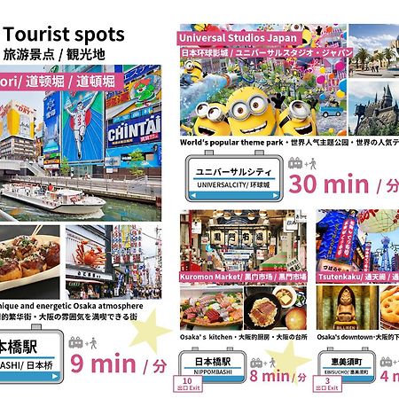 Bijou Suites Vivre Osaka Dış mekan fotoğraf