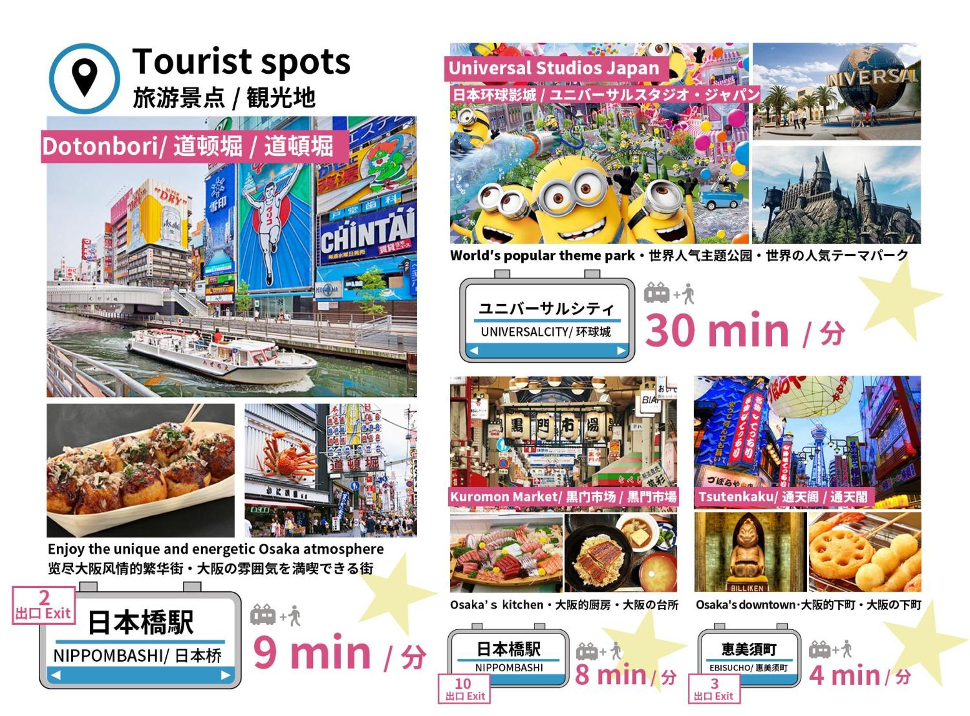 Bijou Suites Vivre Osaka Dış mekan fotoğraf